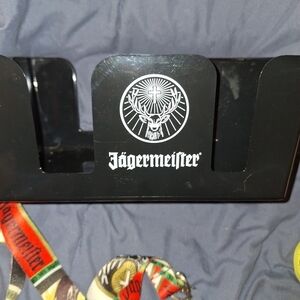 Jagermeister Black Plastic Napkin Holder Tray